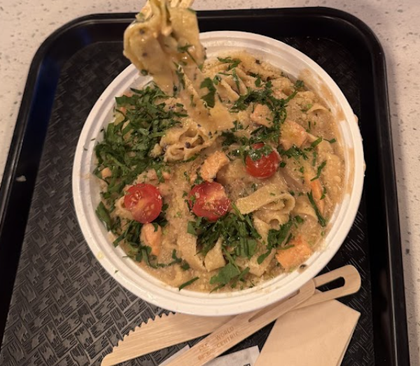 Cafe Eataly signature dishes Plain TagliatelleTomato Basil FettuccineL'Italiana Sandwich